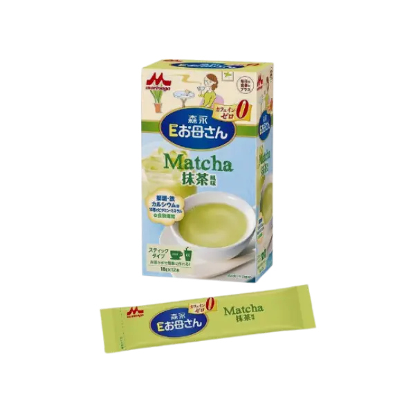 Sữa bầu Morinaga vị matcha hộp 12 gói hàng nội địa